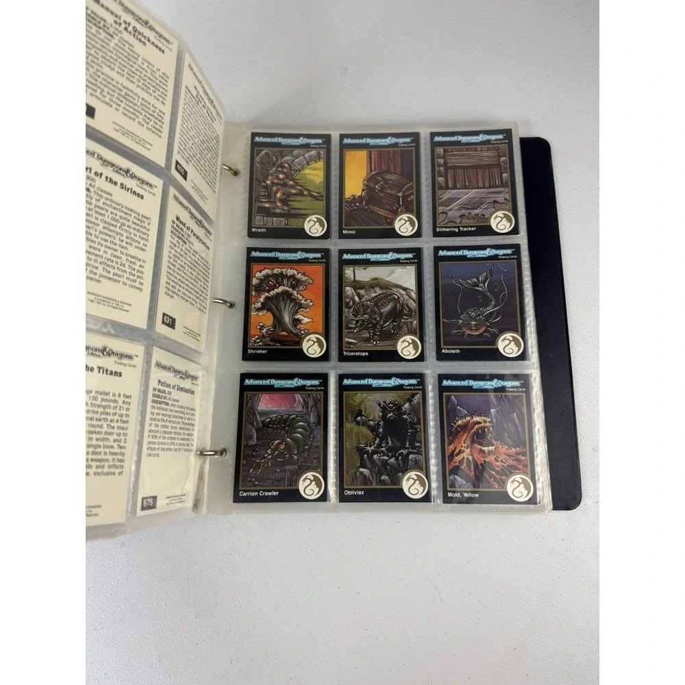 Mixed Lot Of TSR 1992 dungeons And dragons cards